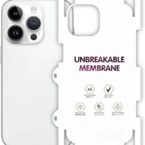 Slim 360 full body phone cover with shockproof back protector and raised edges for all-round protection