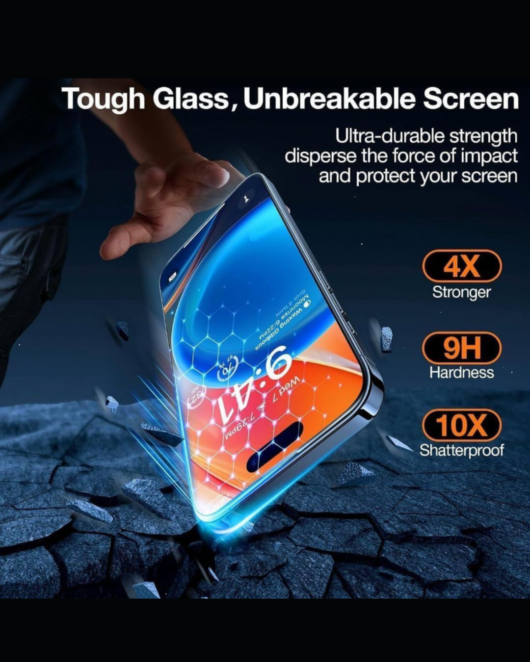 Ultra-clear transparency with high touch sensitivity Easy installation with no bubbles